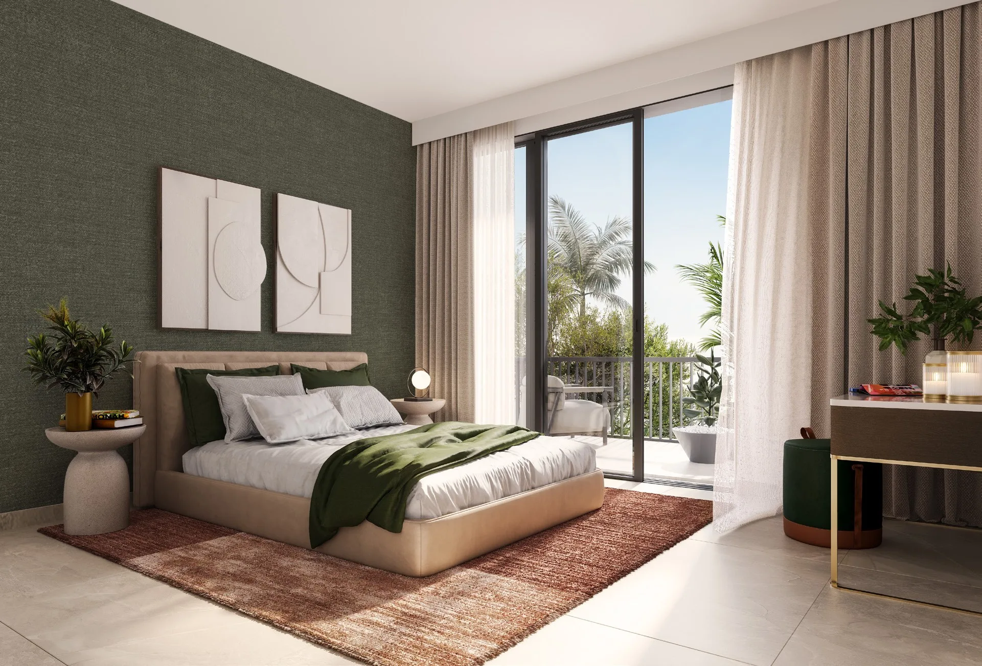 Warm open-plan residence at Lunaya Terraces