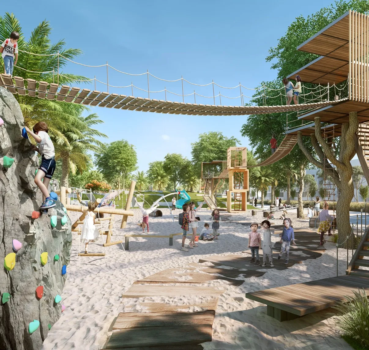 Parks & children’s spaces at Lunaya